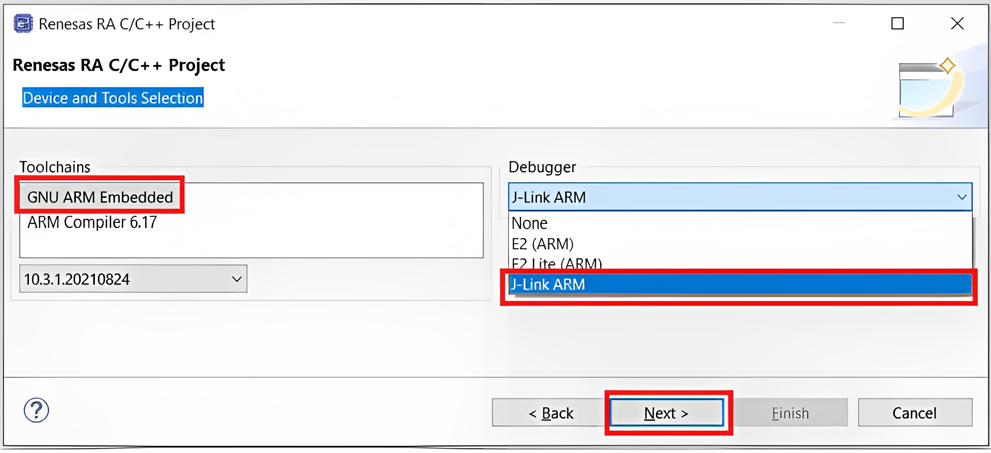 Device and Tools Selection