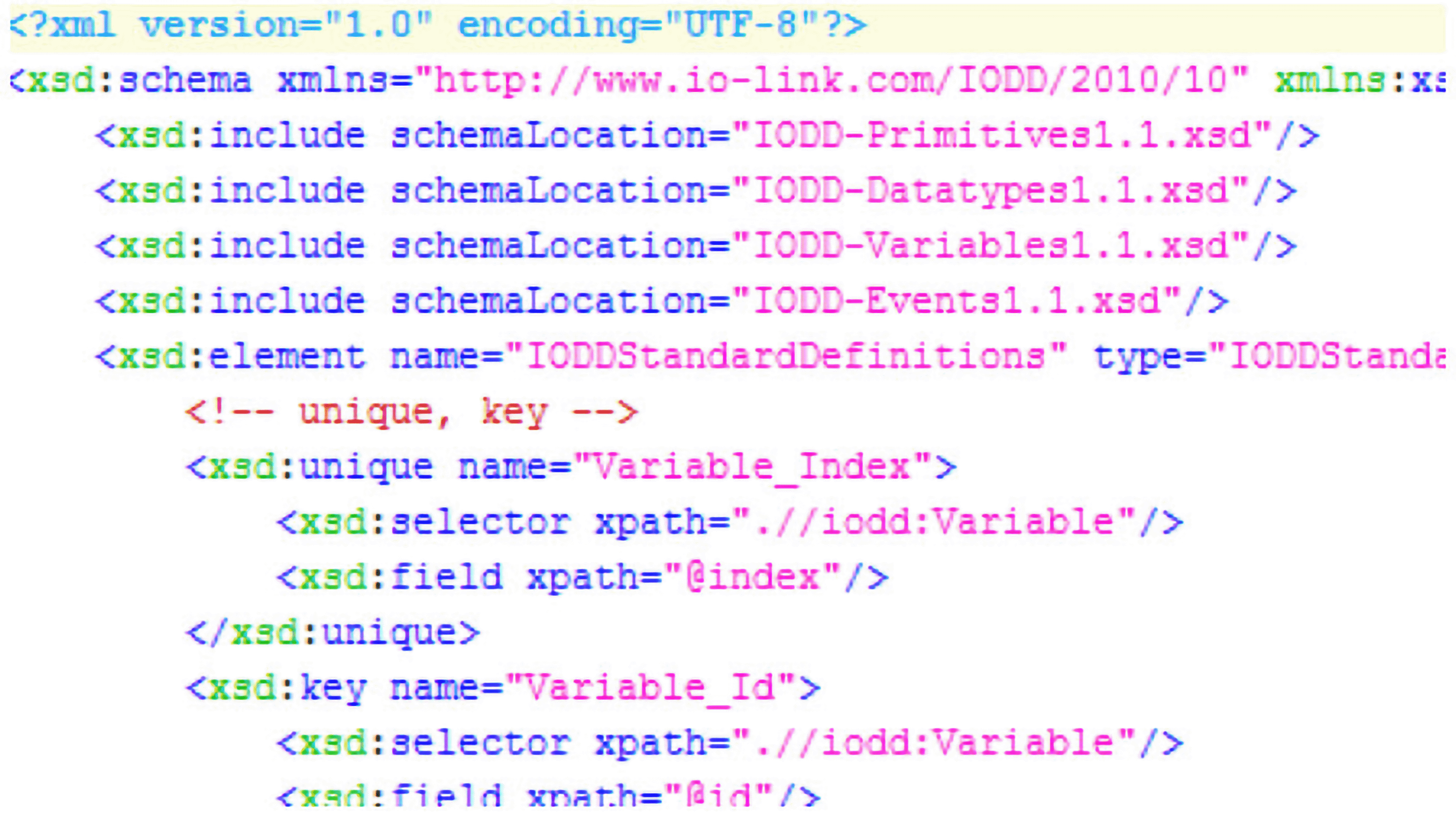 IODD XML Format