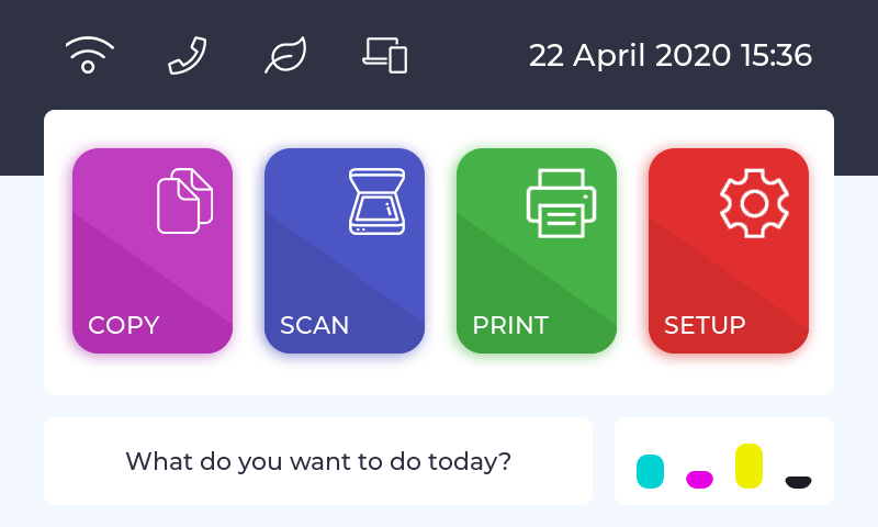 Printer UI using LVGL