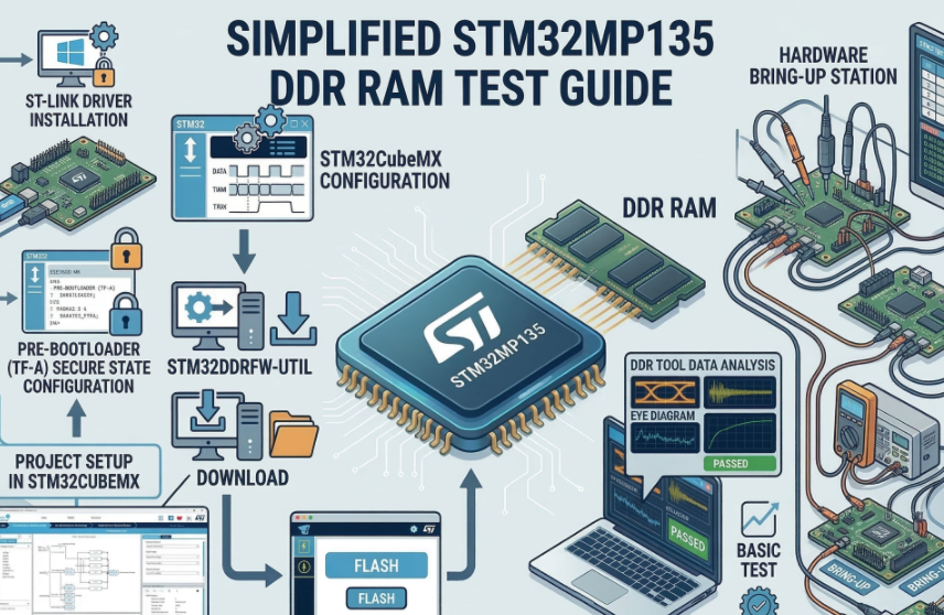 STM32MP135 DDR Configuration Using STM32DDRFW-UTIL