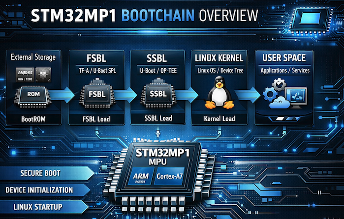 STM32MP1 Bootchain: From BootROM to Linux