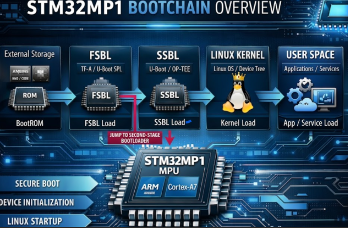 STM32MP1 Bootchain: From BootROM to Linux