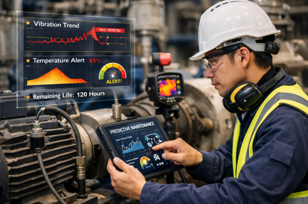 End-to-End Predictive Maintenance with Edge AI & Ultra Low Power IoT